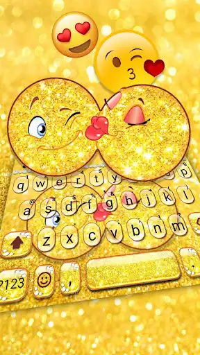 Play Kiss Emoji Keyboard Theme as an online game Kiss Emoji Keyboard Theme with UptoPlay