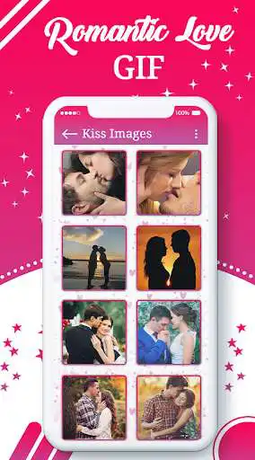 Play Kisses GIF:Romantic Couple GIF as an online game Kisses GIF:Romantic Couple GIF with UptoPlay
