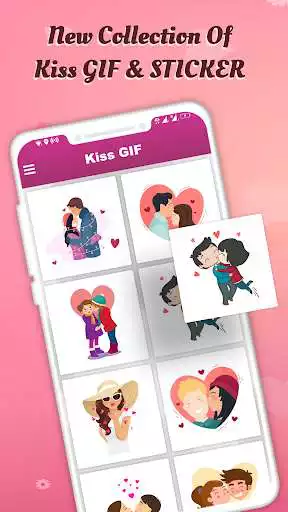 Play APK Kiss GIF : Kiss Stickers For Whatsapp  and enjoy Kiss GIF : Kiss Stickers For Whatsapp with UptoPlay com.gifapps.KissGif.LiveKissGifCollection