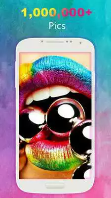 Play Kiss Lips Wallpaper