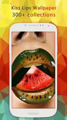 Play Kiss Lips Wallpaper