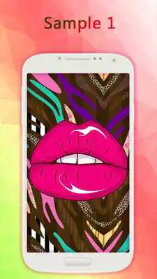 Play Kiss Lips Wallpaper