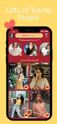 Play Kiss Live-Video Call Chat  and enjoy Kiss Live-Video Call Chat with UptoPlay