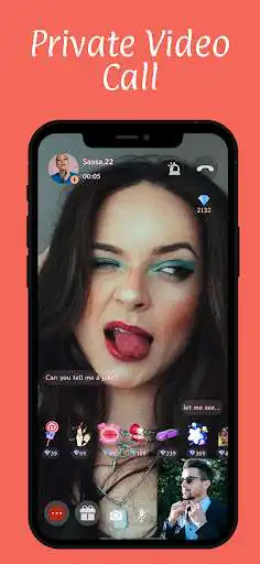 Play Kiss Live-Video Call Chat as an online game Kiss Live-Video Call Chat with UptoPlay