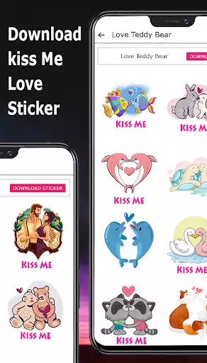 Play Kiss Me Love Stickers & emoji as an online game Kiss Me Love Stickers & emoji with UptoPlay