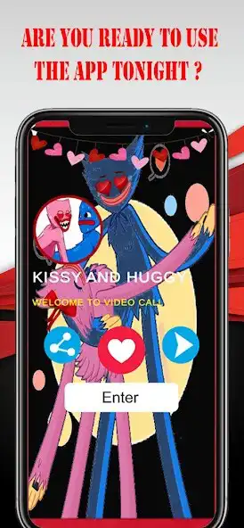 Play Kissy  Huggy Poppy Video Call  and enjoy Kissy  Huggy Poppy Video Call with UptoPlay