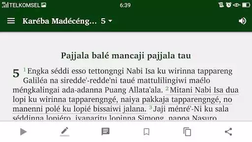 Play Kitab Injil Bahasa Bugis as an online game Kitab Injil Bahasa Bugis with UptoPlay