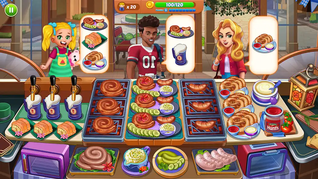 Play Kitchen City: Food Restaurant as an online game Kitchen City: Food Restaurant with UptoPlay