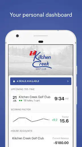 Play Kitchen Creek Golf as an online game Kitchen Creek Golf with UptoPlay