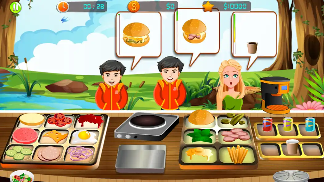 Play Kitchen Fever 2021: Cooking World Madness Games as an online game Kitchen Fever 2021: Cooking World Madness Games with UptoPlay