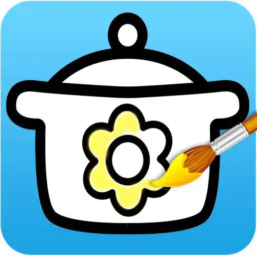 Play Kitchen Glitter Coloring Book - Drawing Pages APK