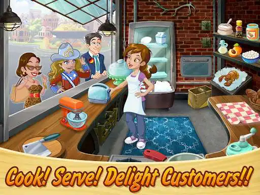 Play Kitchen Scramble: Cooking Game  and enjoy Kitchen Scramble: Cooking Game with UptoPlay