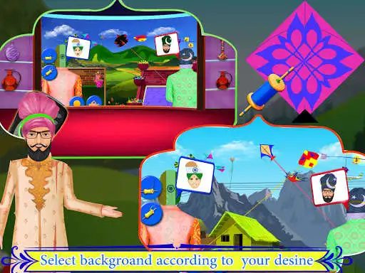 Play Kite Flying Games for Girls as an online game Kite Flying Games for Girls with UptoPlay