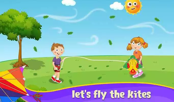 Play Kite Flying Kids Game