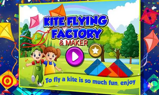 Play Kite Flying maker and factory game