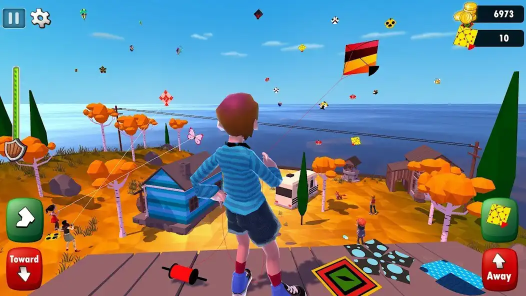 Play Kite Game 3D – Kite Flying as an online game Kite Game 3D – Kite Flying with UptoPlay