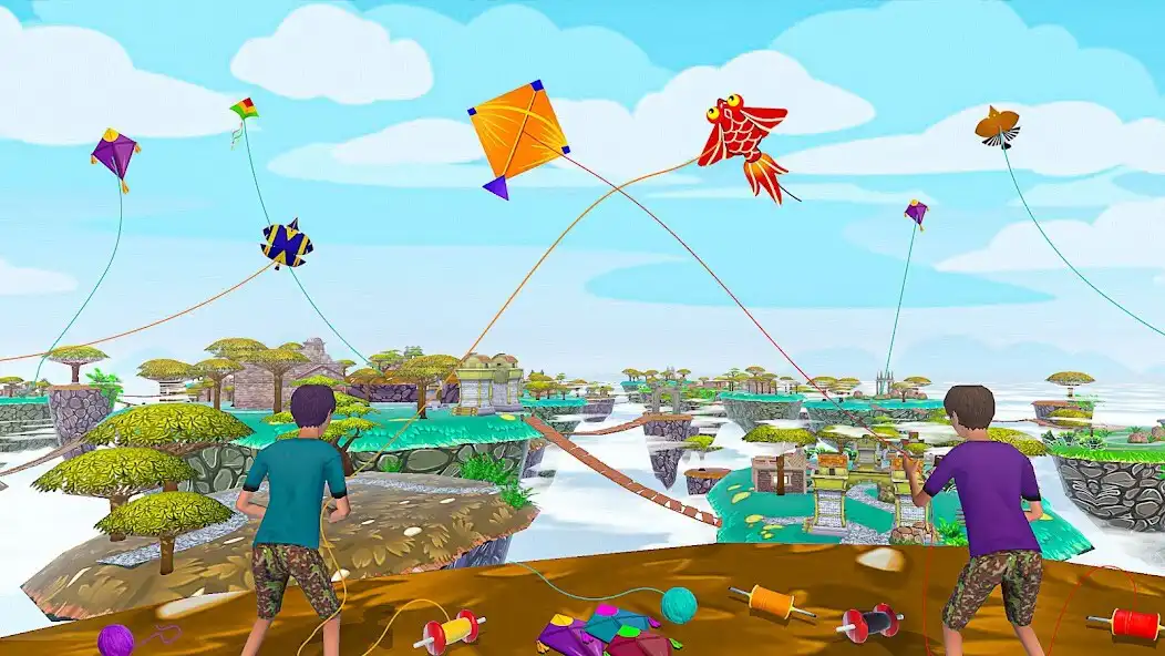 Play Kite Game 3D  Pipa Kite Flying as an online game Kite Game 3D  Pipa Kite Flying with UptoPlay