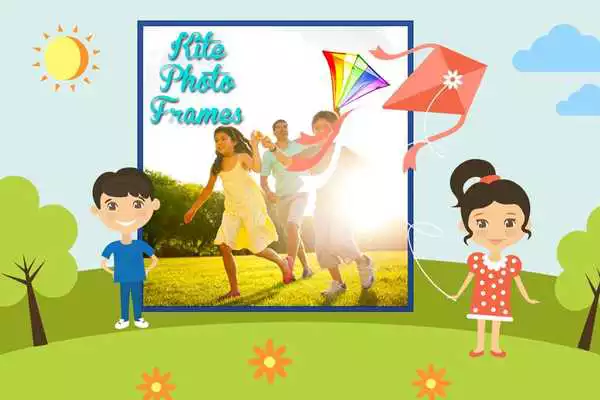 Play Kite Photo Frame