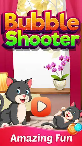 Play Kitten Bubble Pop as an online game Kitten Bubble Pop with UptoPlay
