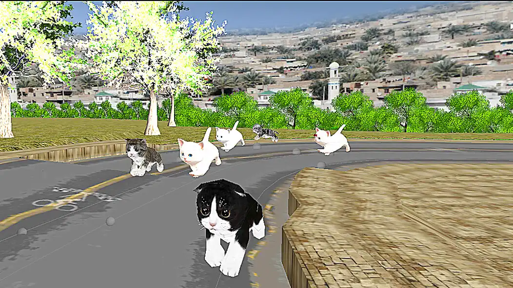 Play Kitten Cat Craft Racing:Cute Cat World Tournament as an online game Kitten Cat Craft Racing:Cute Cat World Tournament with UptoPlay