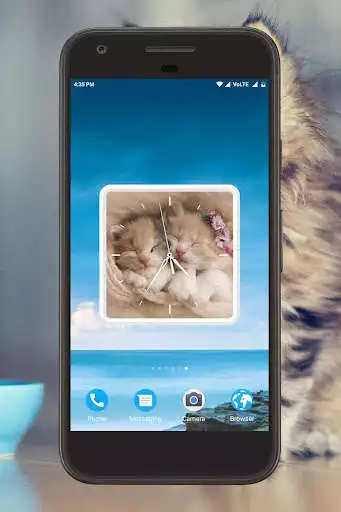 Play Kitten Clock Live Wallpaper  and enjoy Kitten Clock Live Wallpaper with UptoPlay