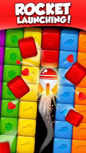 Play Kitten Cube Blast as an online game Kitten Cube Blast with UptoPlay