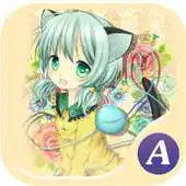 Free play online Kitten girl theme-ABC Launcher APK