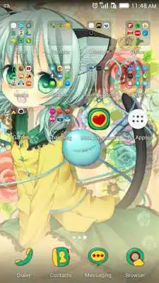 Play Kitten girl theme-ABC Launcher