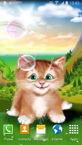 Play Kitten Live Wallpaper  and enjoy Kitten Live Wallpaper with UptoPlay