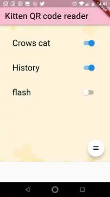 Play Kitten QR code reader