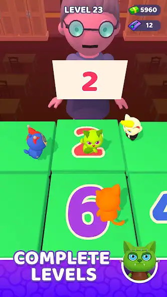 Play Kitties Match: Do Not Fall as an online game Kitties Match: Do Not Fall with UptoPlay