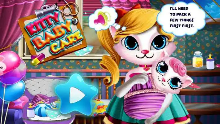 Play Kitty Baby Care - Newborn Baby