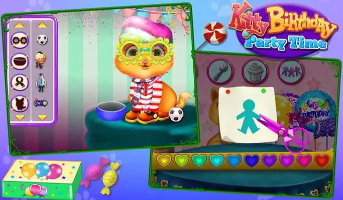 Play Kitty Birthday Party Time