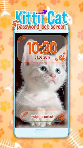 Play Kitty Cat Password Lock Screen