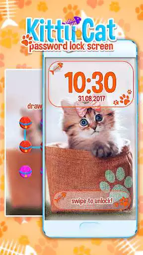 Play Kitty Cat Password Lock Screen