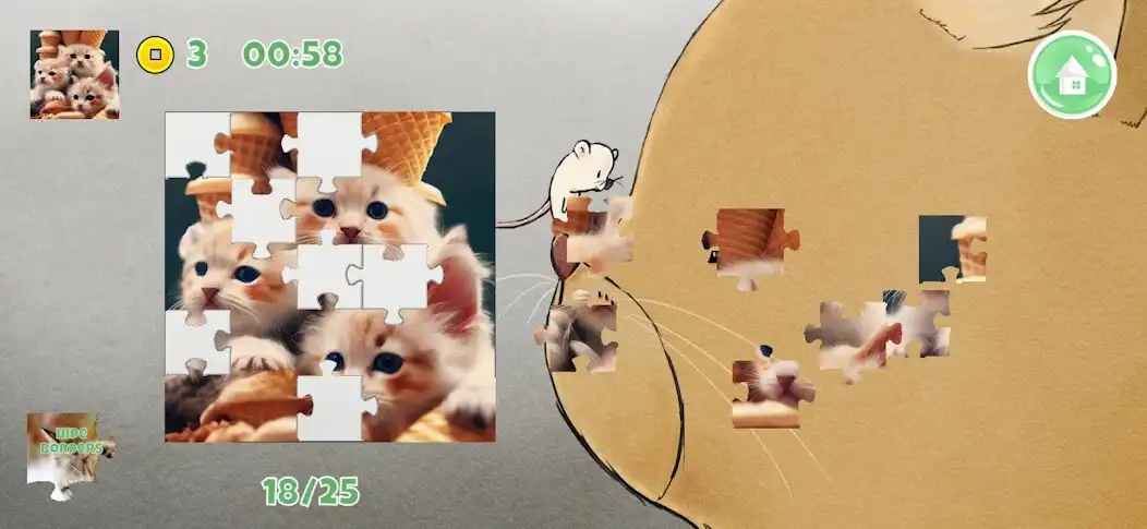 Play Kitty Cat Puzzles  and enjoy Kitty Cat Puzzles with UptoPlay