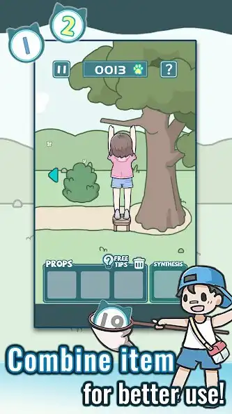 Play Kitty Hide-and-seek 2 as an online game Kitty Hide-and-seek 2 with UptoPlay