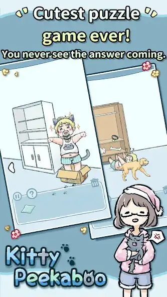 Play Kitty Hide-and-seek as an online game Kitty Hide-and-seek with UptoPlay