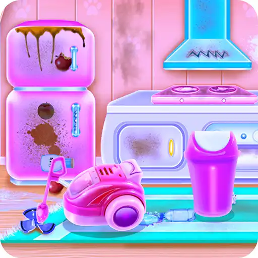 Play Kitty Kate House Tree Cleaning APK