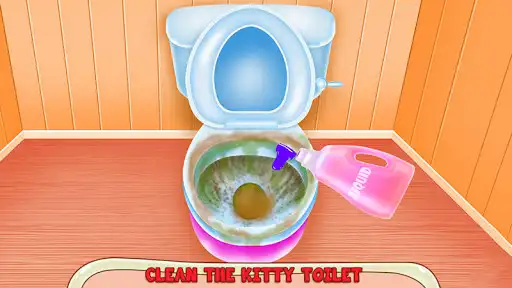 Play Kitty Kate House Tree Cleaning as an online game Kitty Kate House Tree Cleaning with UptoPlay