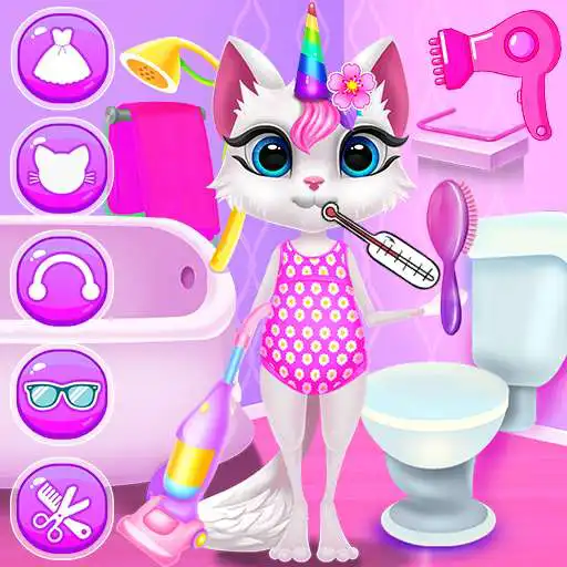 Play Kitty Kate Unicorn Daily Caring APK Play Kitty Kate Unicorn Daily Caring APK