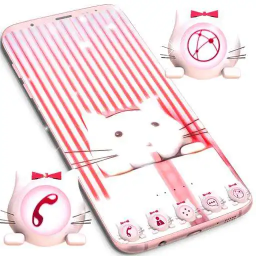 Free play online Kitty Launcher Theme APK