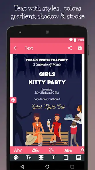 Play Kitty Party Invitation as an online game Kitty Party Invitation with UptoPlay