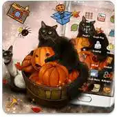 Free play online Kitty Pumpkin Theme APK