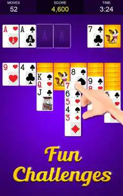 Play Kitty Solitaire as an online game Kitty Solitaire with UptoPlay