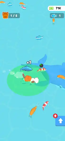 Play Kitty Sushi Dive as an online game Kitty Sushi Dive with UptoPlay