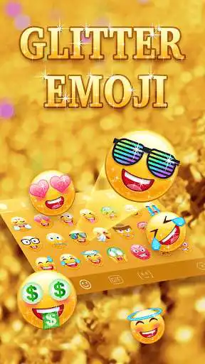 Play Kiwi Keyboard Glitter Golden emoji  and enjoy Kiwi Keyboard Glitter Golden emoji with UptoPlay