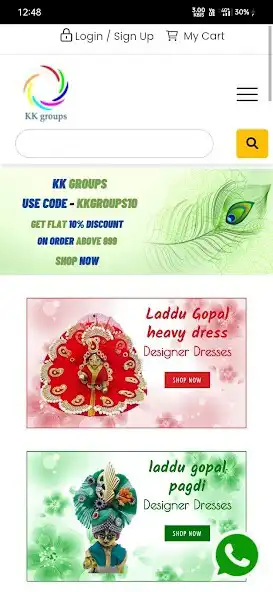 Play KK GROUPS - Laddu Gopal Dress  and enjoy KK GROUPS - Laddu Gopal Dress with UptoPlay