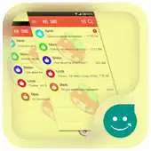 Free play online KK SMS Apple Girl Theme APK