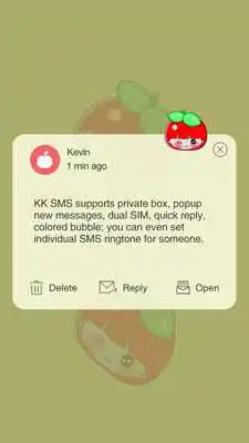 Play KK SMS Apple Girl Theme